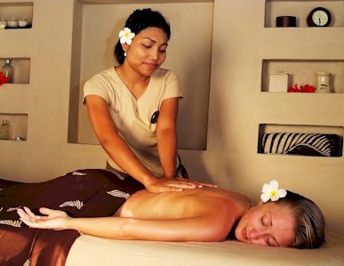 Photo of a resort spa treatment room