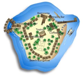 Map of resort