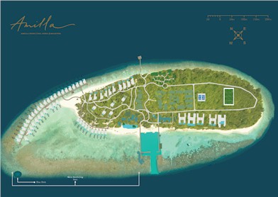 Map of resort