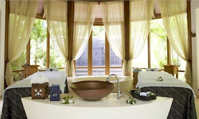 Photo of a resort spa treatment room