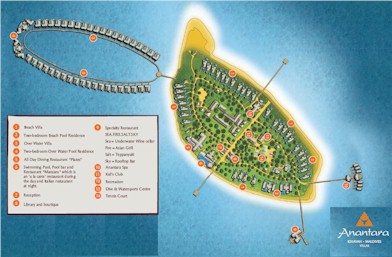 Map of resort
