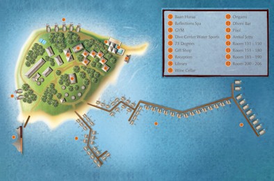 Map of resort
