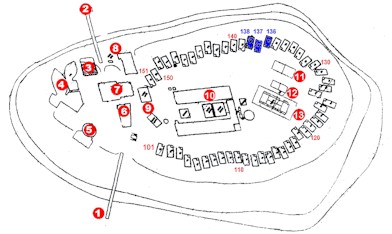 Map of resort