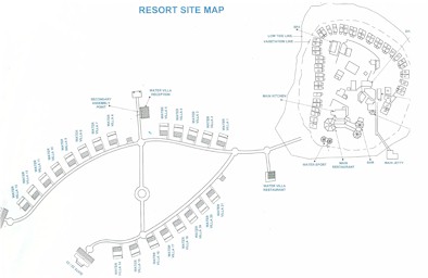 Map of resort