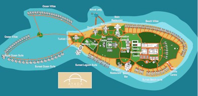 Map of resort