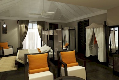 Interior photo of resort villa