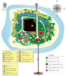 Map of resort