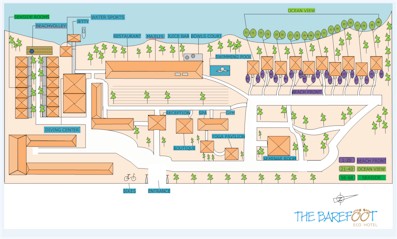 Map of resort