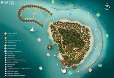 Map of resort