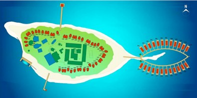 Map of resort