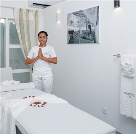 Photo of a resort spa treatment room