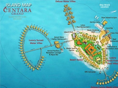 Map of resort