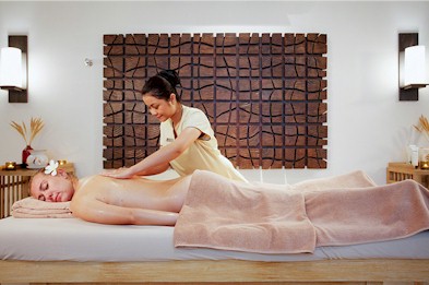 Photo of a resort spa treatment room