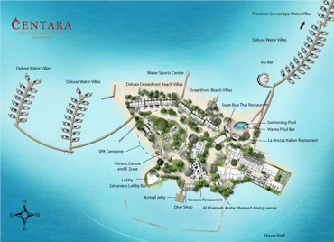 Map of resort