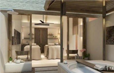 Photo of a resort spa treatment room