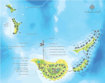 Map of resort