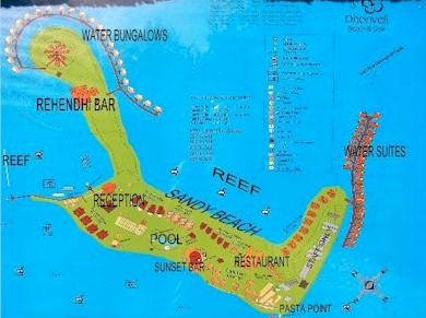 Map of resort