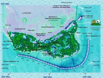 Map of resort