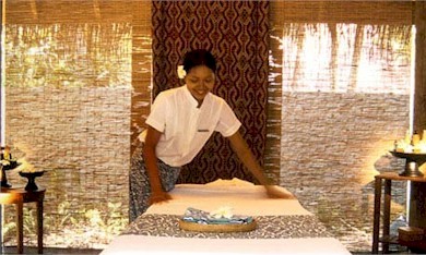 Photo of a resort spa treatment room
