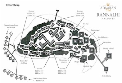 Map of resort