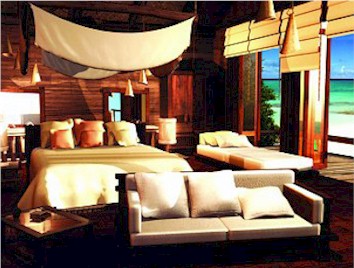 Interior photo of resort villa