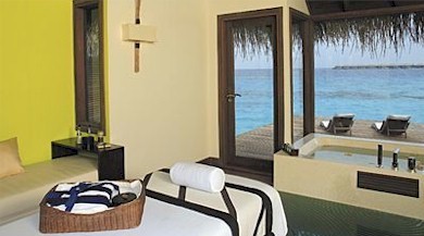 Photo of a resort spa treatment room