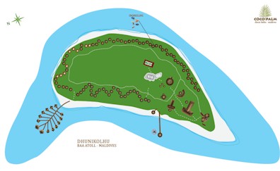 Map of resort