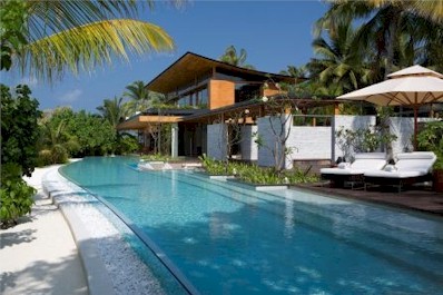 Front exterior photo of resort villa