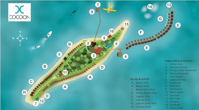 Map of resort