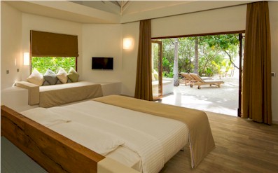 Interior photo of resort villa