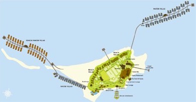 Map of resort