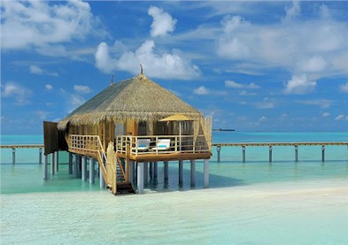 Exterior photo of water villa