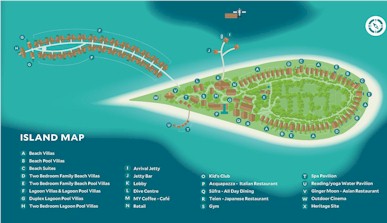 Map of resort