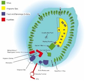 Map of resort