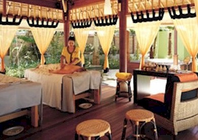 Photo of a resort spa treatment room