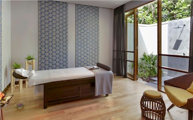 Photo of a resort spa treatment room
