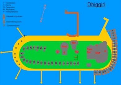 Map of resort
