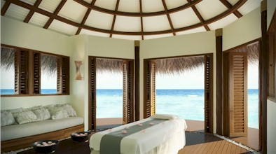 Photo of a resort spa treatment room