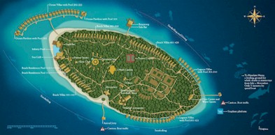 Map of resort
