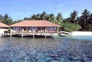 Exterior photo of water villa