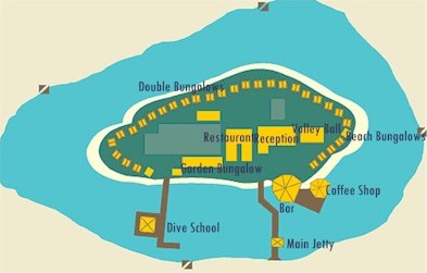 Map of resort