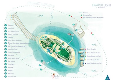 Map of resort