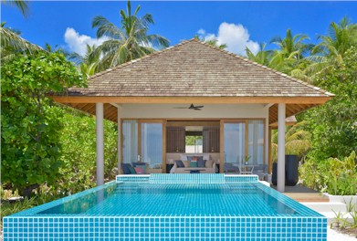 Front exterior photo of resort villa
