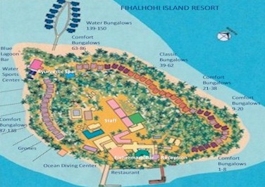 Map of resort