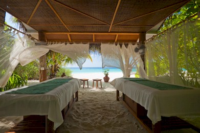 Photo of a resort spa treatment room