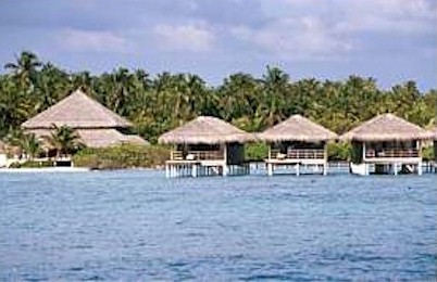 Exterior photo of water villa