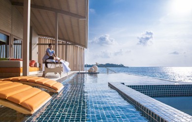 Photo of a resort spa treatment room