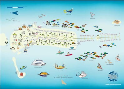 Map of resort