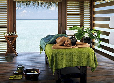 Photo of a resort spa treatment room