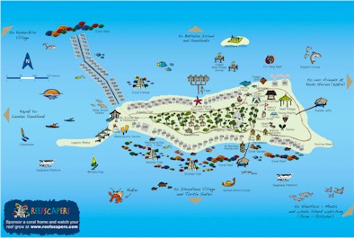 Map of resort